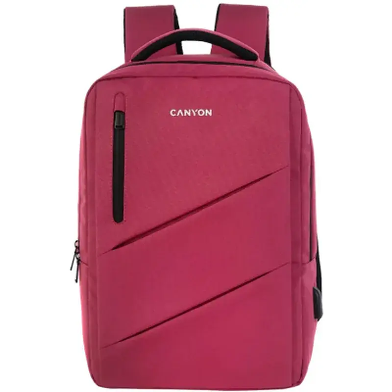 Рюкзак для ноутбука Canyon 15.6" BPE-5 Urban, USB, 12-18L, Red (CNS-BPE5BD1)