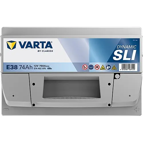 Акумулятор Varta Dynamic SLI 12В 74Аг 750А (EN) R+ (574402075) - фото 4