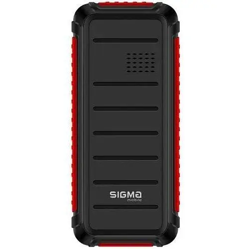 Кнопочный мобильный телефон Sigma mobile X-style 18 Track черно - красный - фото 3
