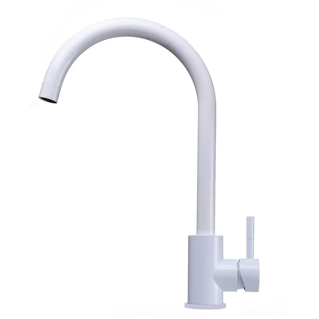 Змішувач для кухні Globus Lux Alpen SUS-203S-WW Білий - фото 2