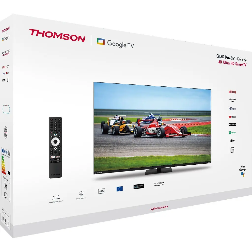 Телевізор Thomson Google TV 55" QLED Pro [55QG7C14] [139523] - фото 6
