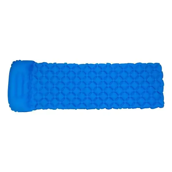 Матрас надувной Lugi из TPU 190х55х3 см с подушкой синий SJ-0084BL - фото 2