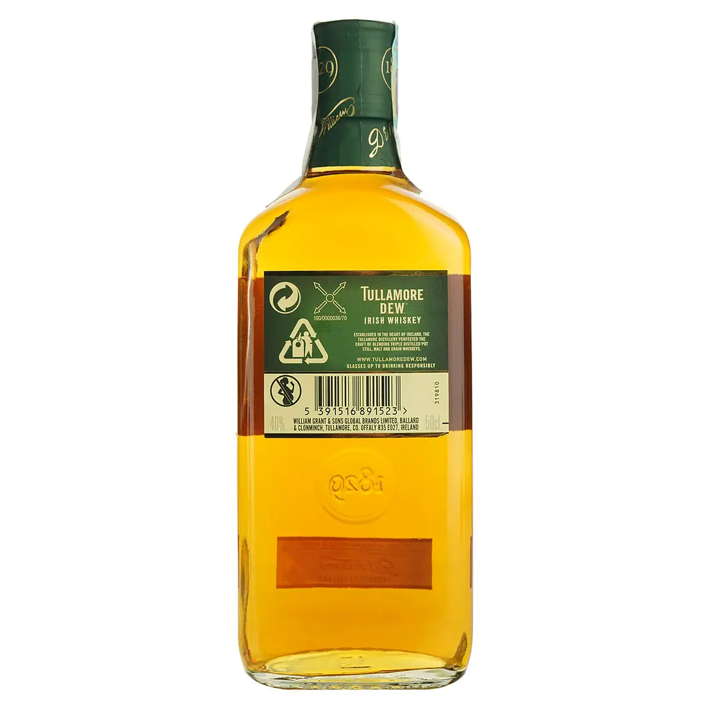 Віскі Tullamore Dew Original Irish Whiskey 40% 0.5 л - фото 4