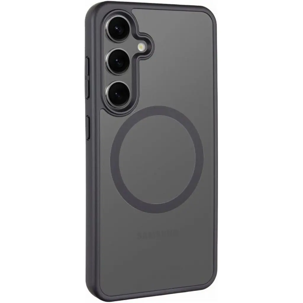 Чохол Epic Metal Buttons with MagSafe для Samsung Galaxy S25 Edge Black [141794] - фото 2