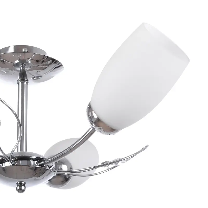 Люстра потолочная Brille для кухни E27 40W CH (LK-212C/3) - фото 2