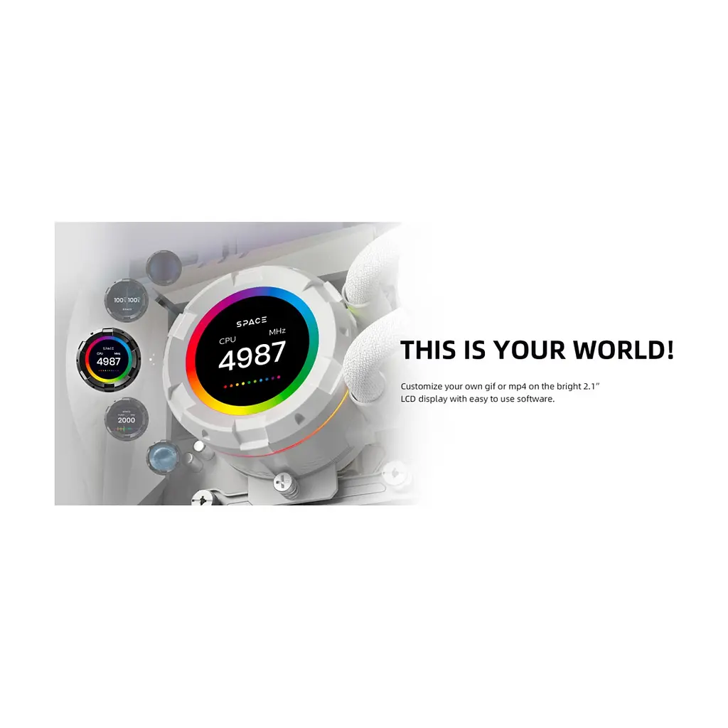 Система рідинного охолодження ID-Cooling SL240 XE White - фото 10