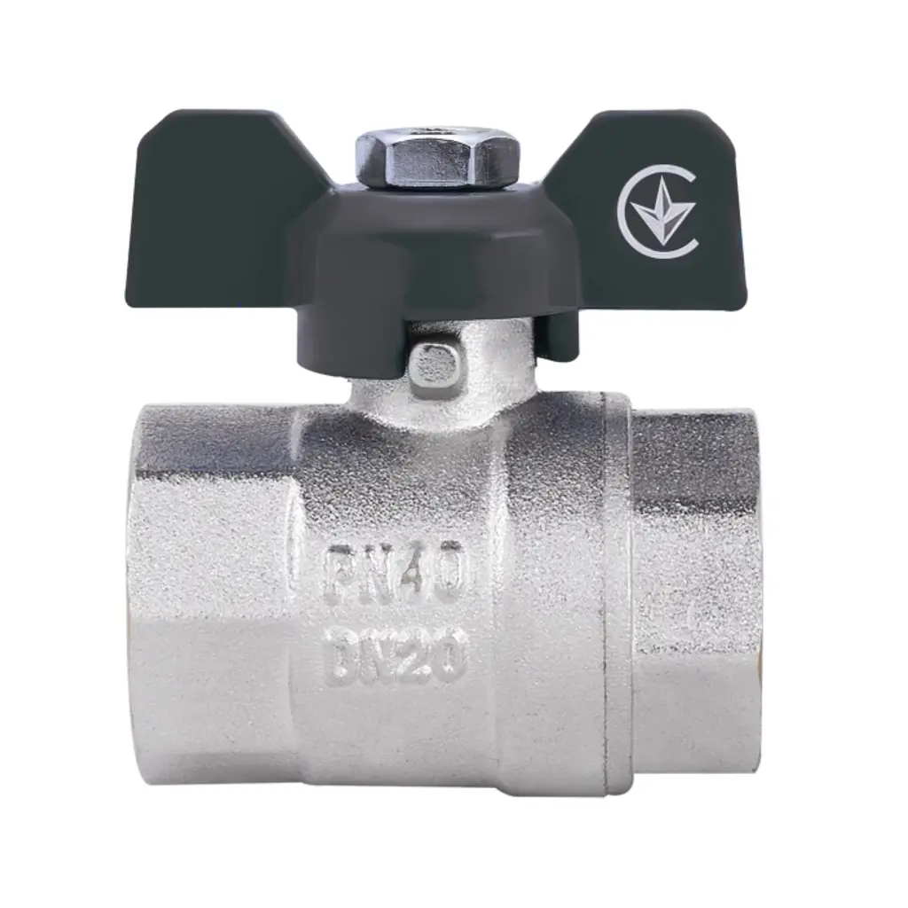 Кран кульовий SD Plus 3/4" ВР для води (метелик) SD602W20 - фото 3