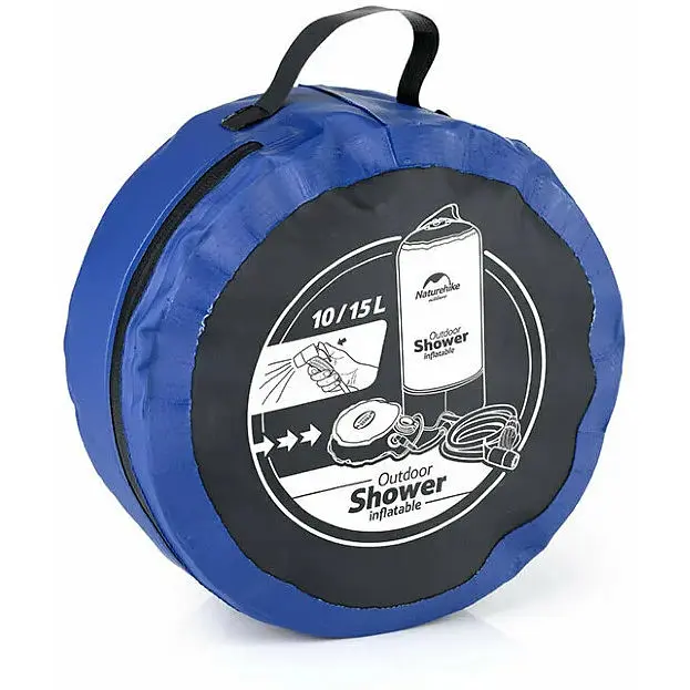 Душ кемпінговий Naturehike NH17L101-D блакитний - фото 2