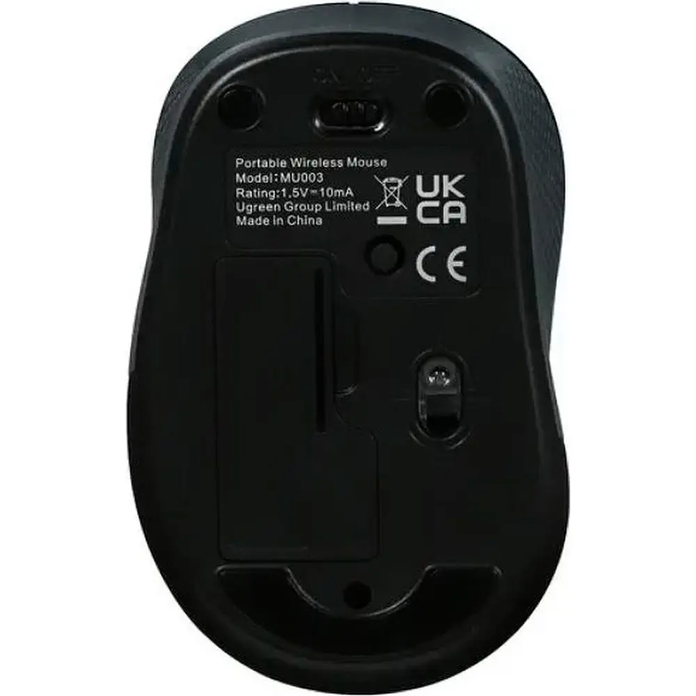 Мышь Ugreen MU003 Portable Wireless Mouse Black [90371] [99296] - фото 5