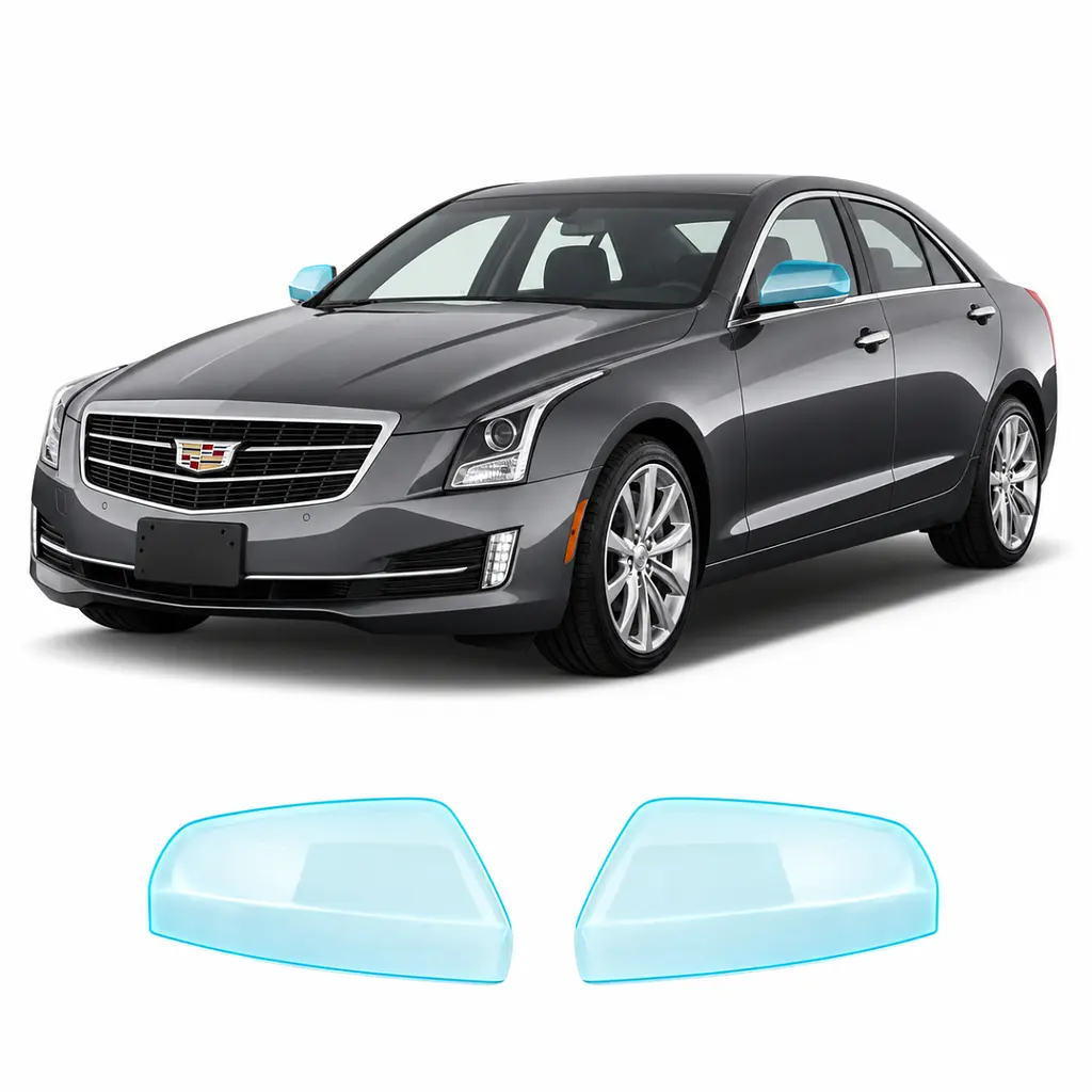 Антигравійна захисна бронеплівка за лекалами для Cadillac ATS I 2013-2019 - дзеркала