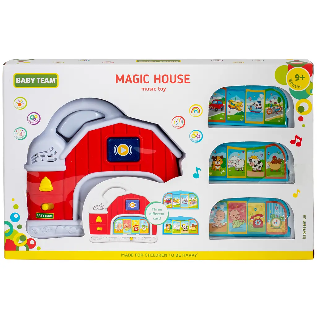 Игрушка музыкальная Baby Team Волшебный дом (8651) - фото 6