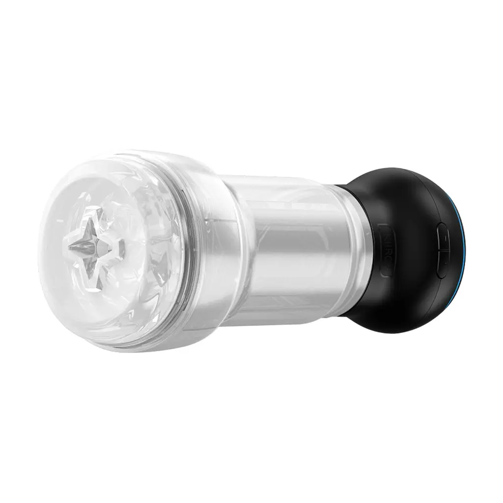 Мастурбатор Kiiroo Feel Pocket Crystal з насадкою PowerBlow Combo Set - фото 5
