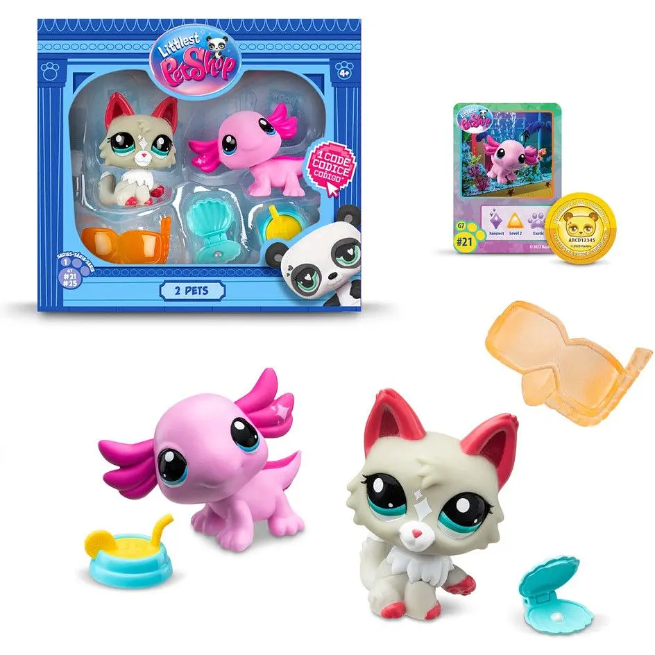 Ігровий набір Littlest Pet Shop Дивовижні Діви 00527 аксесуари та 2 фігурки - фото 2