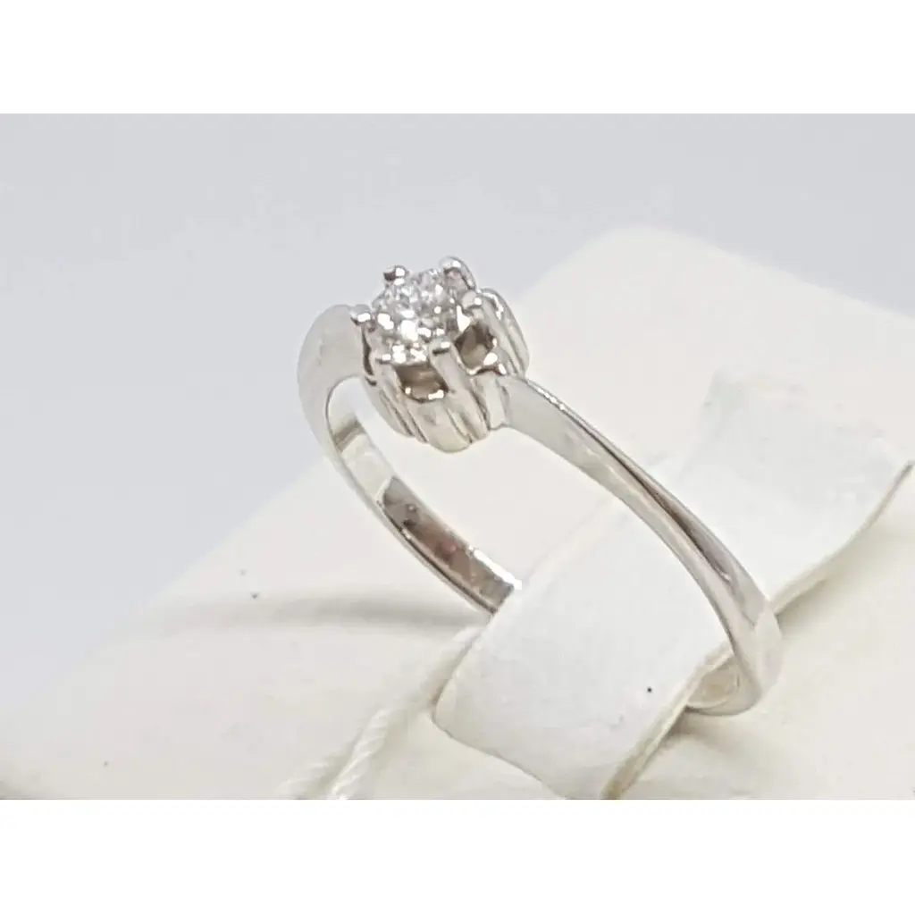 Золотое кольцо ЮЗ "Багет" с бриллиантом. Артикул 11379/1 17 - фото 2