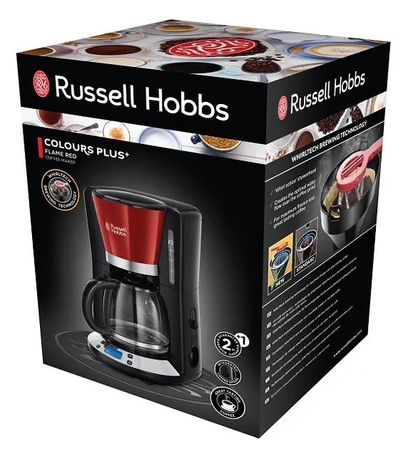 Кофеварка 24031-56 Colours Plus+ Red Russell Hobbs teh0026792 - фото 6