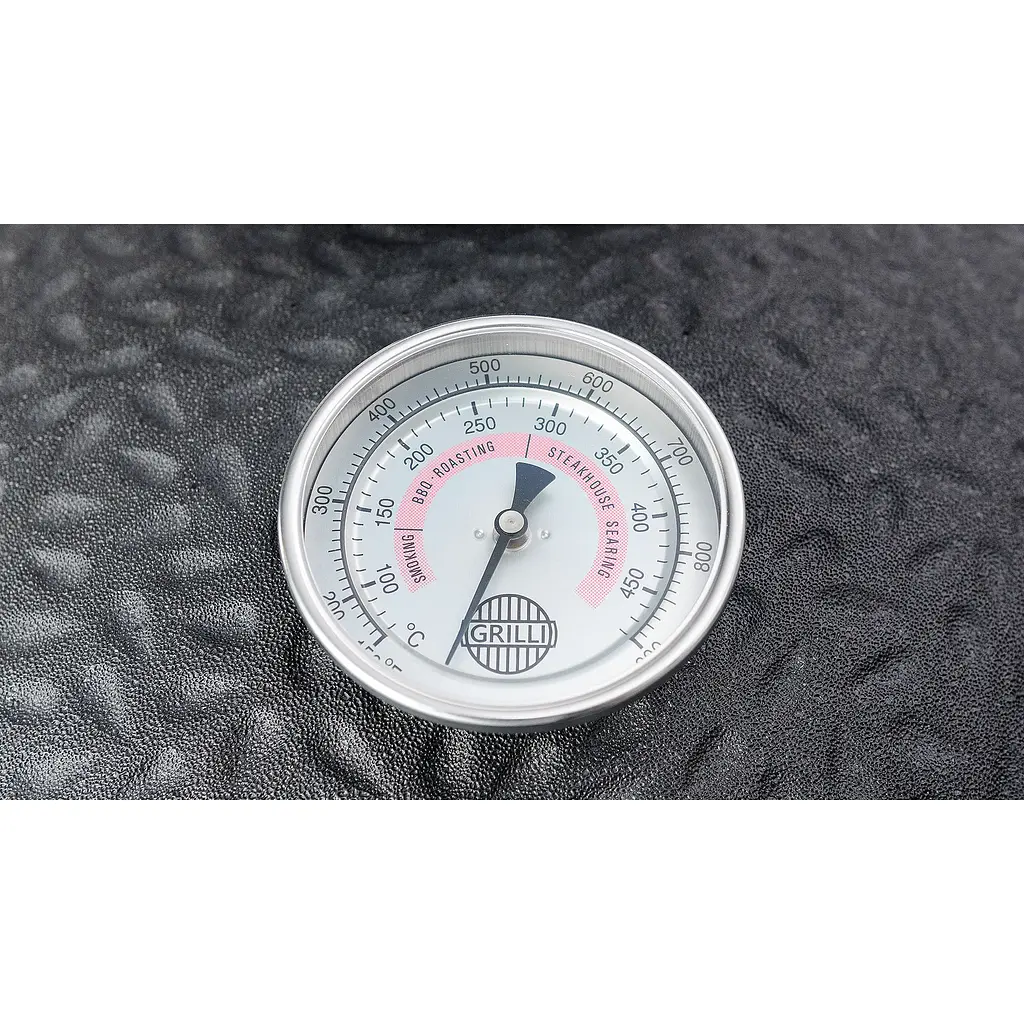 Керамический угольный гриль Grilli Kamado L 5 в 1 с системой BBQ Block Fire (749777) - фото 6