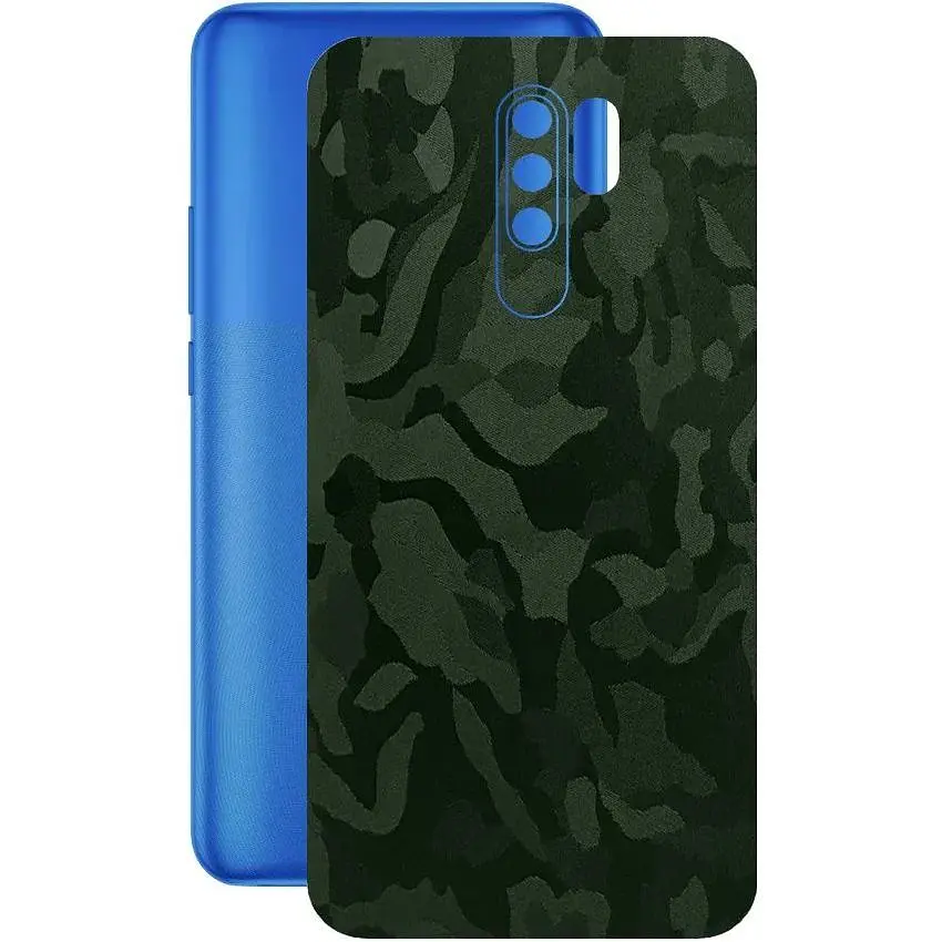 Захисна плівка StatusSKIN для Xiaomi Poco M2 Reloaded (2021) Корпус Вініл Камуфляж зелений - фото 1