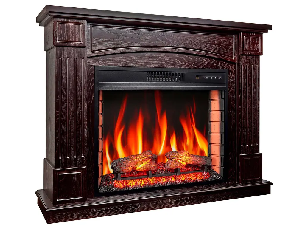 Камінокомплект ArtiFlame BOSTON AF28S ТЕМНИЙ ГОРІХ (зі звуком) - фото 2