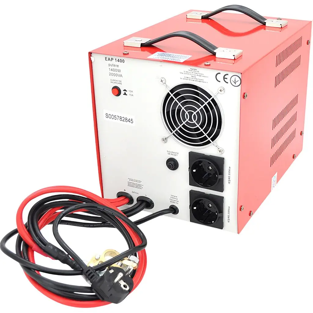 Джерело безперебійного живлення (ДБЖ) Westech EAP DUAL-2000VA/1400W 24V (WS-EAP-2000 DUAL) [167861] - фото 3