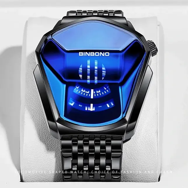 Наручний годинник чоловічий Hemsut Binbono Black Чорний (2559) - фото 4