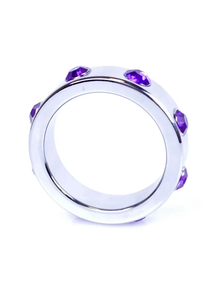 Ерекційне кільце B - Series HeavyFun Metal Cock Ring 5.5 см сріблястий - фото 4