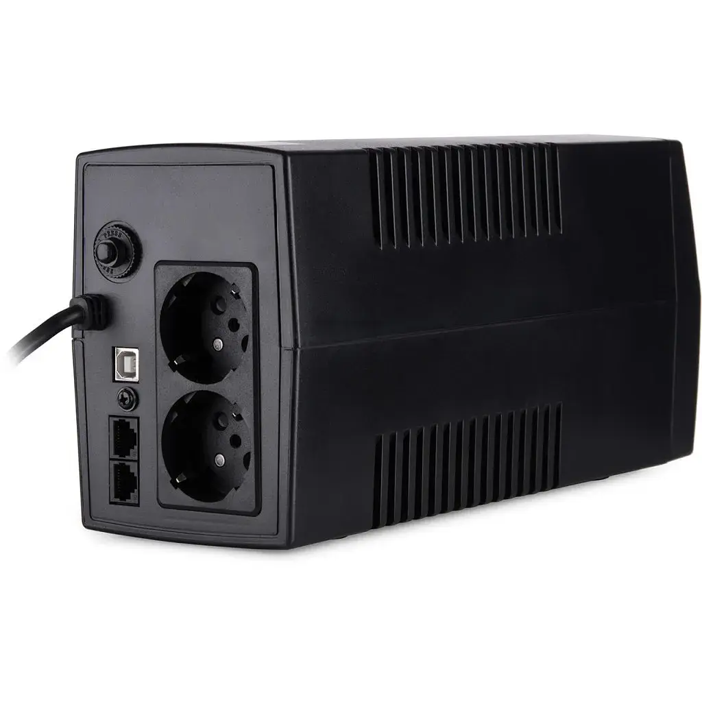Пристрій безперебійного живлення Vinga LED 800VA plastic case with USB (VPE-800PU) - фото 4