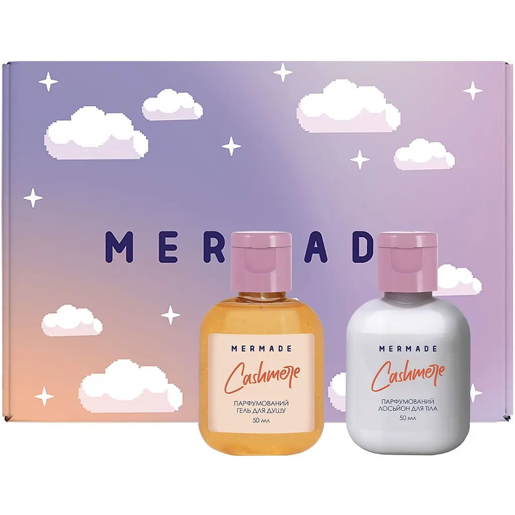 Парфумований набір для тіла Mermade Cashmere, гель для душу, 50 мл + лосьйон для тіла, 50 мл - фото 2