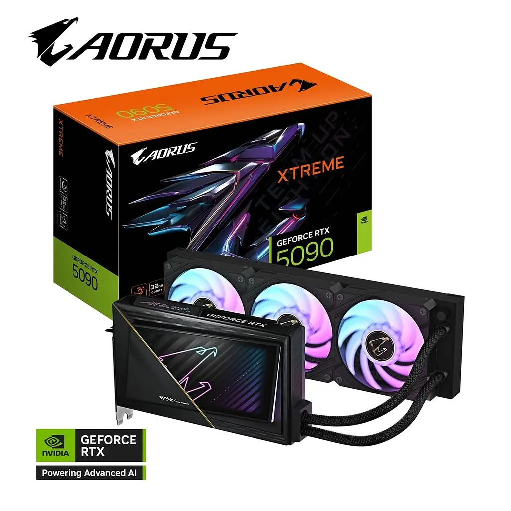Відеокарта GF RTX 5090 32GB GDDR7 Aorus Xtreme Waterforce Gigabyte (GV-N5090AORUSX W-32GD) - фото 2