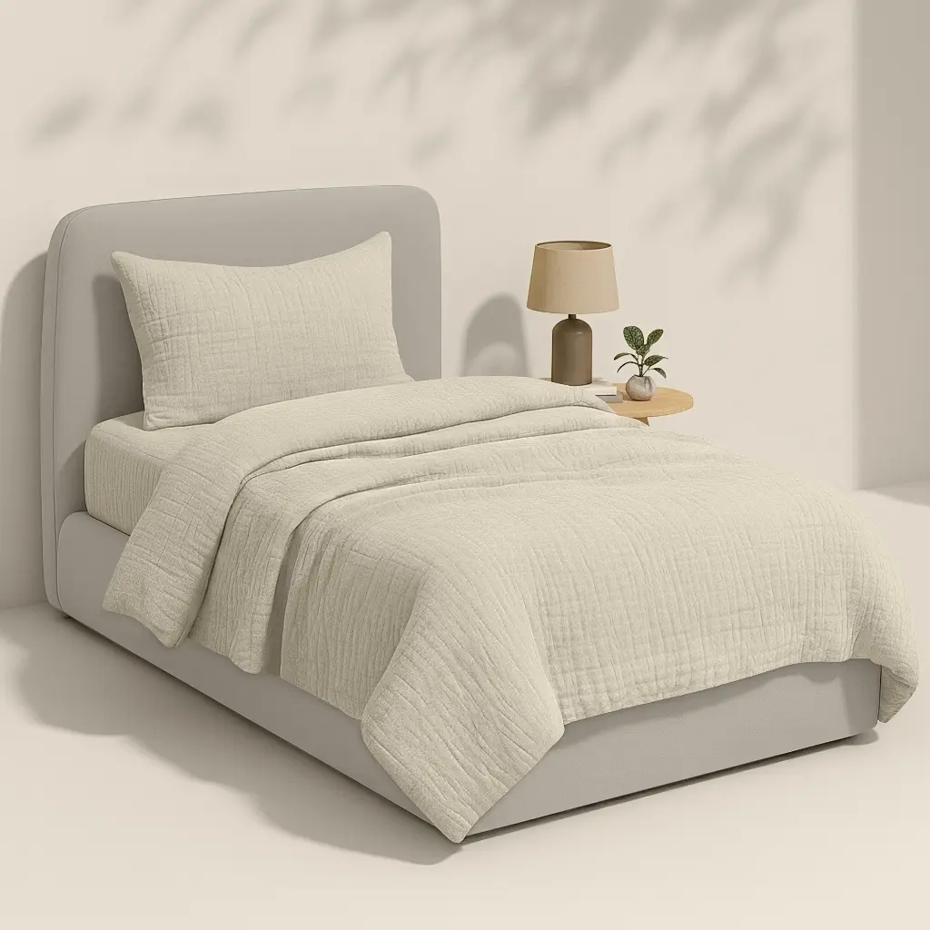 Дитяча постіль Cosas Quartz без простирадла муслін 110х140 см (Set_Muslin_07Quartz_140_2) - фото 2