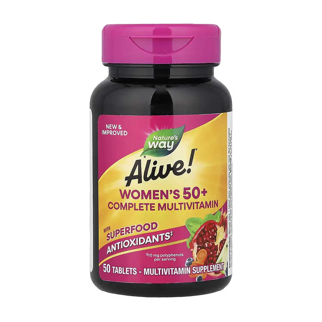 Мультивітаміни для жінок 50+ Women's 50+ Complete Multivitamin 50 таблеток - фото 3