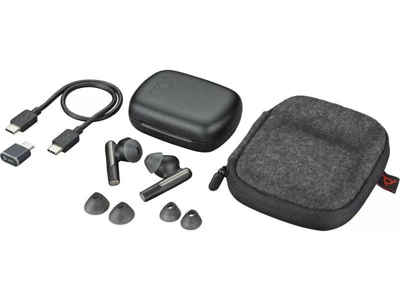 Наушники TWS POLY Voyager Free 60 Black (7Y8H4AA) - фото 3