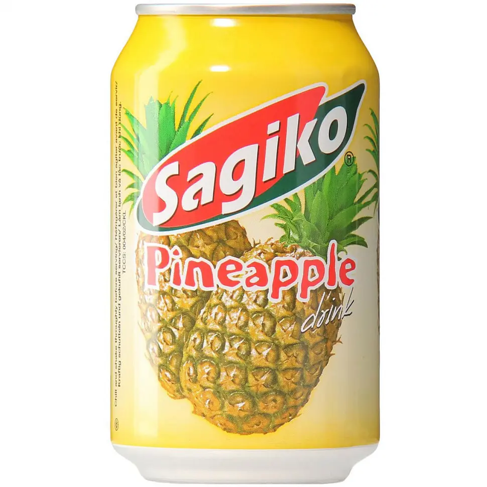Напій негазований з ананасовим соком Sagiko 320мл