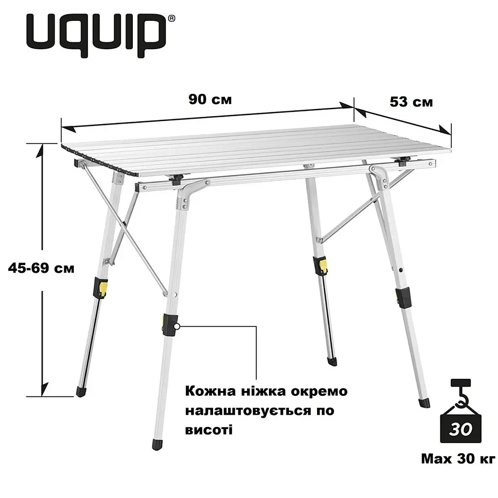 Стіл Uquip Variety M Grey - фото 4