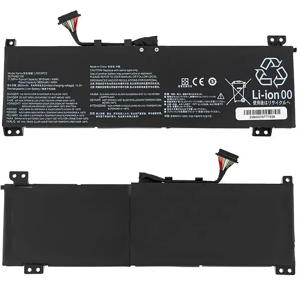 Акумулятор Lenovo L20M3PC2 L20C3PC2 L20L3PC2 L20D3PC2 IdeaPad Gaming 3-15ACH6 15IHU6 11.52V 45Wh - фото 2
