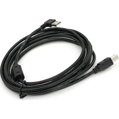 Кабель для принтера USB 2.0 AM/BM 3.0m 90° corner black Ritar (YT-AM/BM90°-3.0B) - фото 2