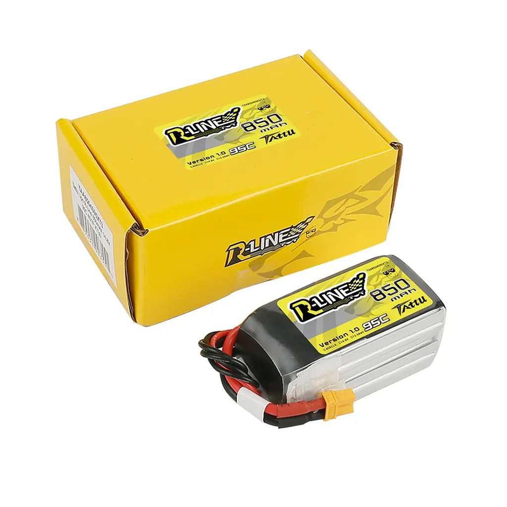 Акумулятор Tattu R-Line 850mAh 14.8V 95C 4S LiPo - фото 5