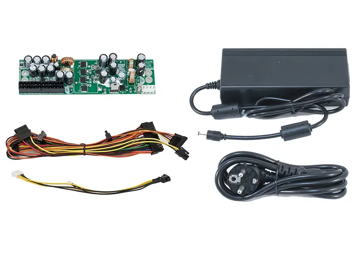 БЖ 120W Chieftec CDP-120ITX наружный + DC/DC плата, 87%, черный - фото 5