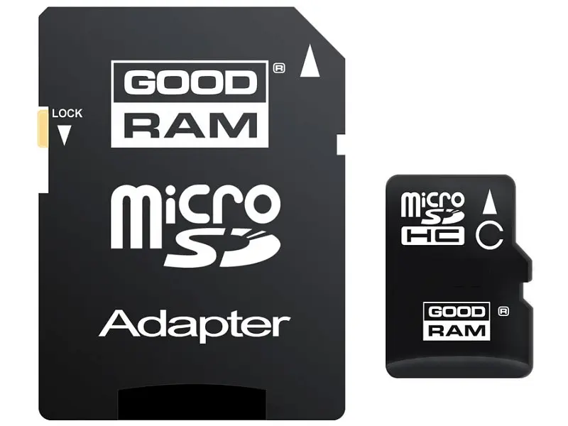 Карта пам'яті GOODRAM microSDHC Class10 UHS I + SD adapter 32 GB (M1AA-0320R12)