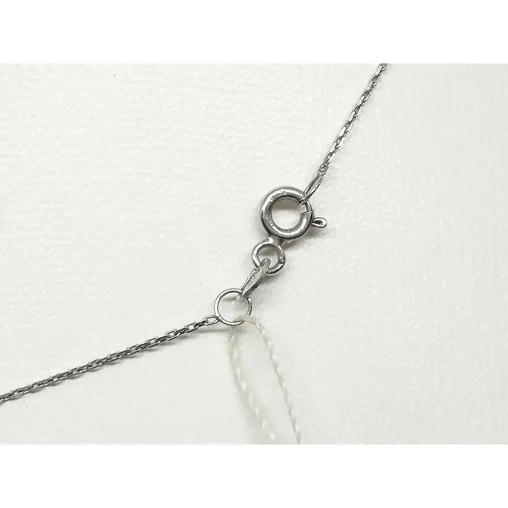 Срібне кольє Золотий квартал з фіанітами. Артикул 317314 45 - фото 3