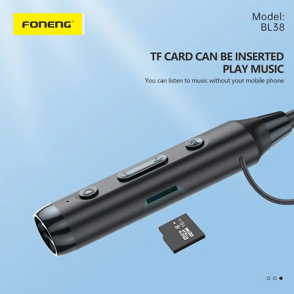 Bluetooth-гарнітура Foneng Neckband Sport (BL38) - фото 6