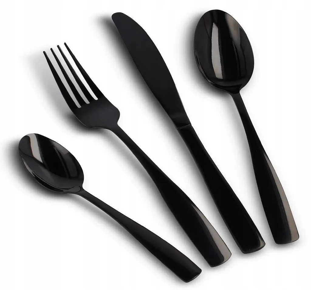 Столовий набір Coock Line STA0587 black, 24 предмети