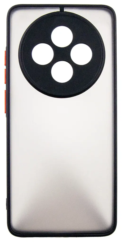 Чохол до мобільного телефона Dengos Oppo Reno12 F 4G Case Matte + Glass (Black) (DG-KM-157) - фото 2
