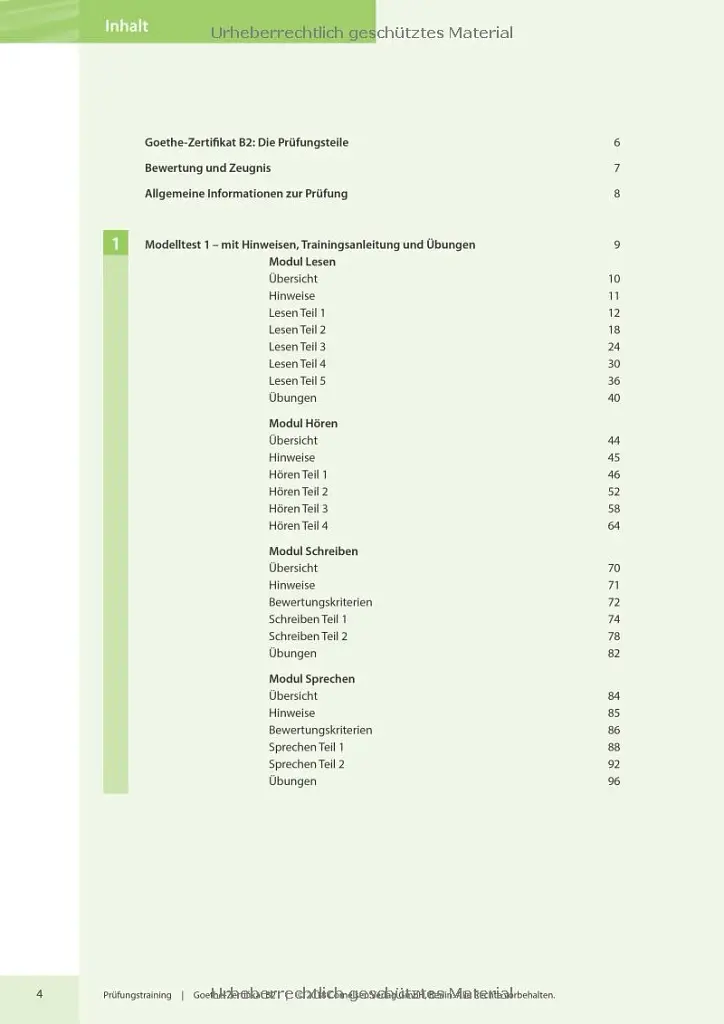 Prufungstraining DaF: Goethe-Zertifikat B2 als E-Book mit Audios online - фото 2