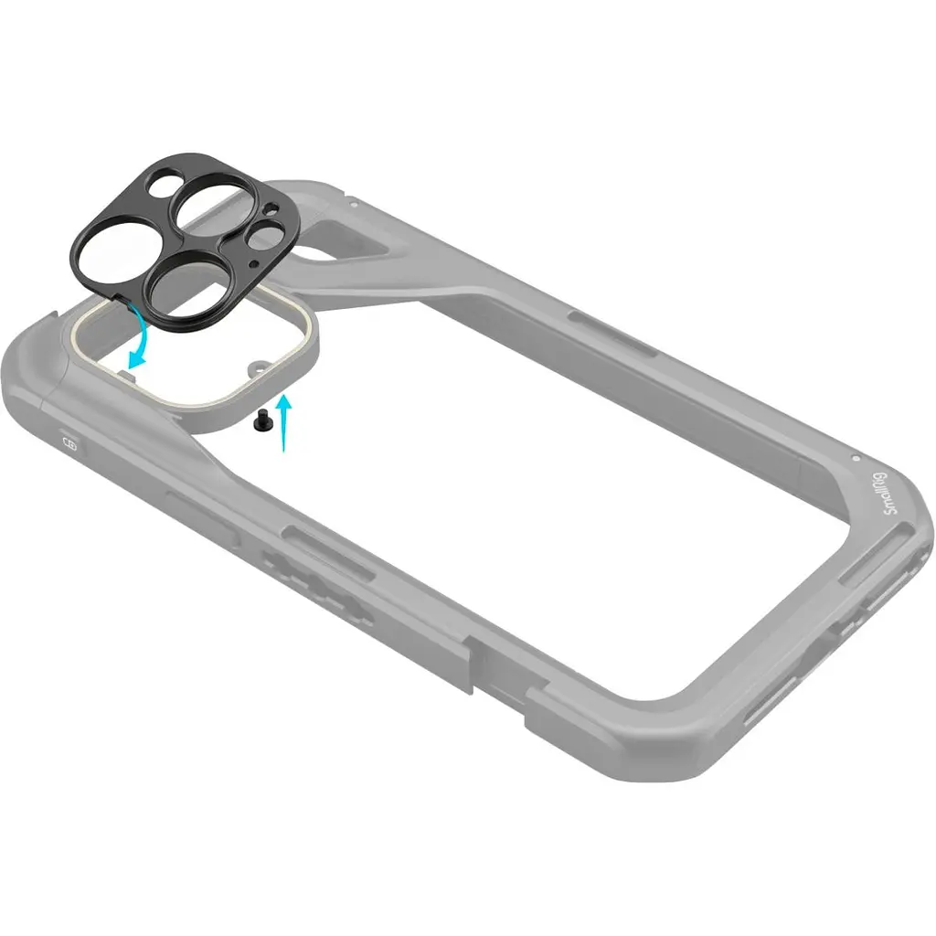 Кріплення для об'єктива на клітку SmallRig з різьбою 17мм для iPhone 15 Pro Max / 15 Pro (4394) [111909] - фото 2