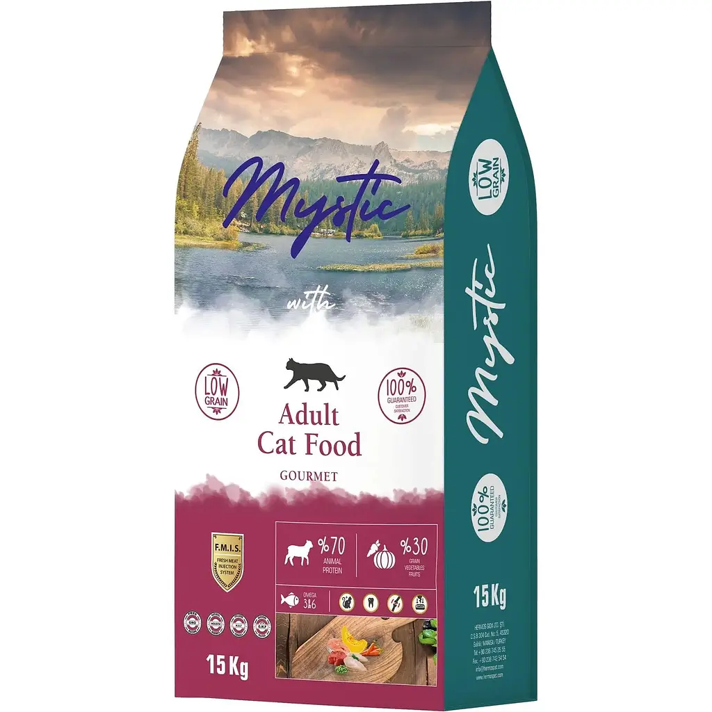 Сухий корм для дорослих вибагливих котів Mystic, 15 кг