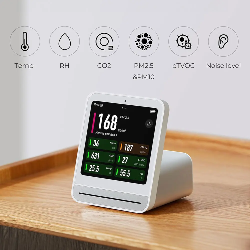 Аналізатор якості повітря Xiaomi Qingping ClearGrass Air Detector Gen 2 (CGS2) - фото 5
