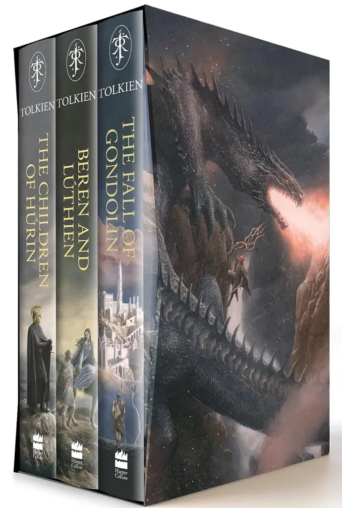 The Great Tales of Middle-earth Boxed Set: The Children of Húrin, Beren and Lúthien & The Fall of Gondolin - Джон Р. Р. Толкін - фото 2