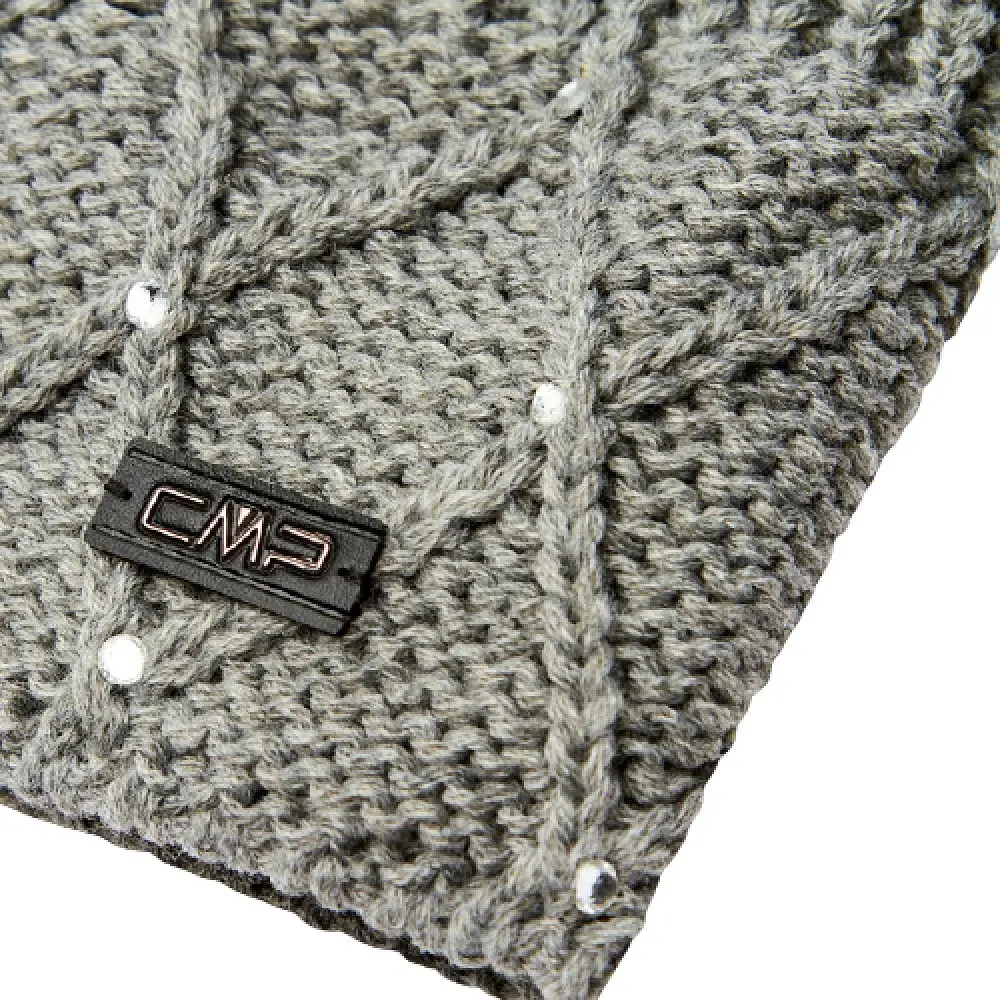 Шапка CMP Woman Knitted Hat with Crystals Grey (1097-5505202-U632 UNI) - фото 2