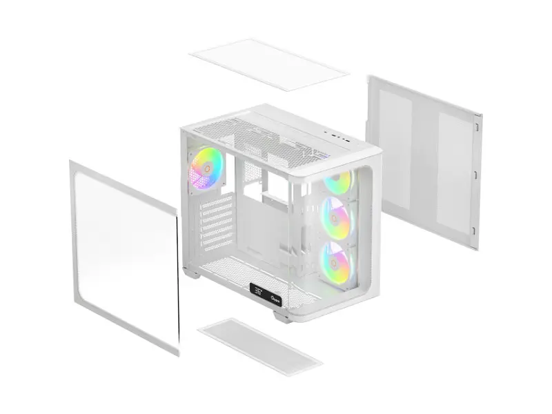 Корпус OCYPUS Iota C70 Curve ARGB White (IOTA-C70-WHD400CD-GL) - фото 9