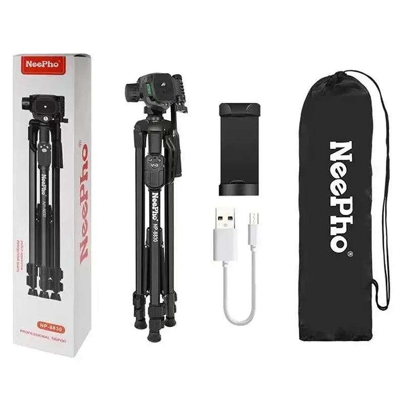 Штатив NeePho NP-8830 для съемки 54-155см с разборным держателем в чехле+пульт - фото 4